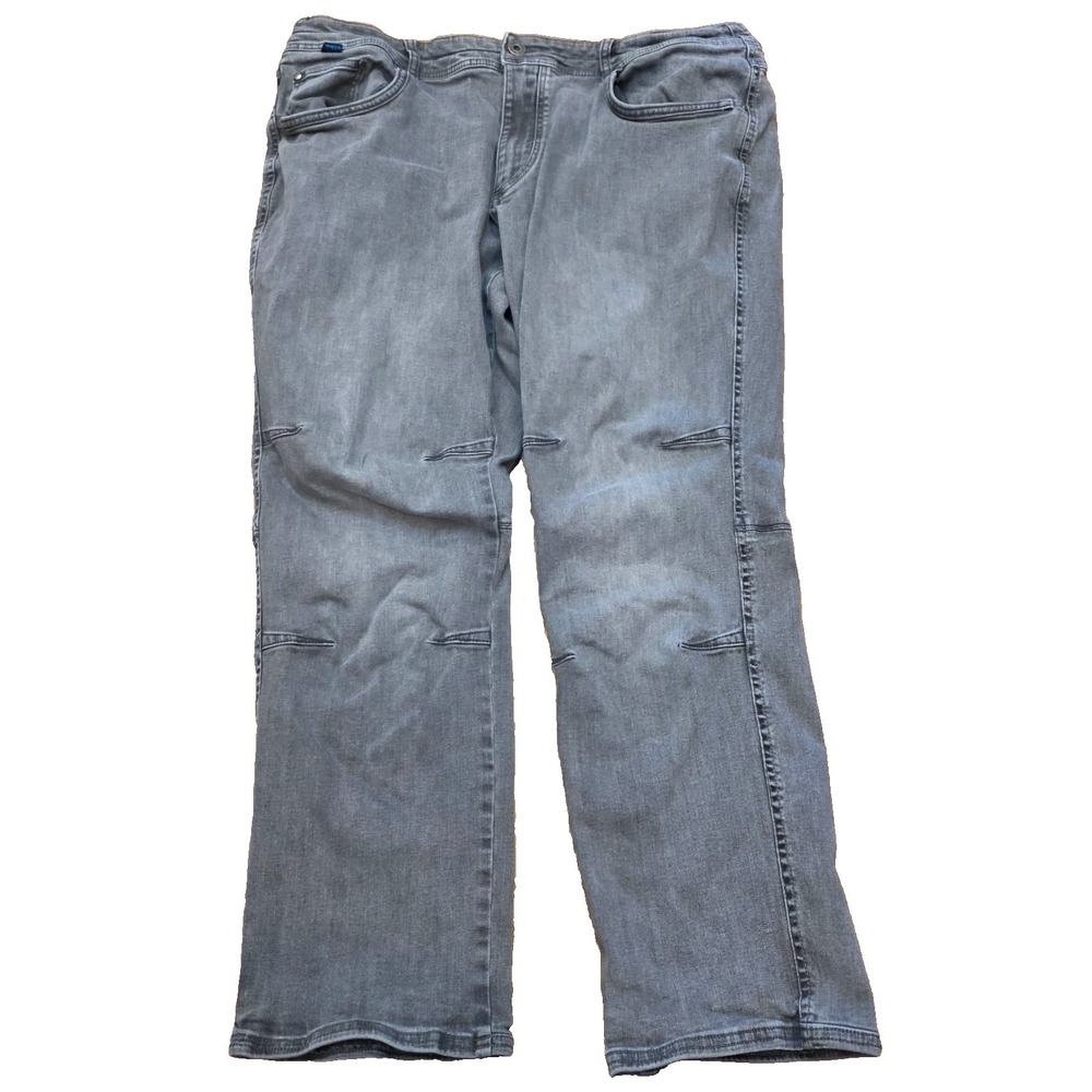 Kuhl‎ Pants Mens 40X30 Rydr Jean Gray Gusseted Canvas Articulated Knee